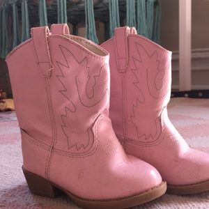 Pink Girls Cowboy Boots
